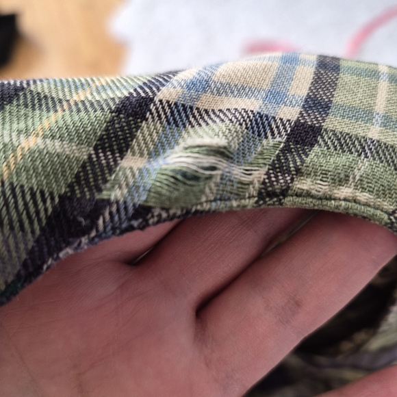 Vintage L.L.Bean Plaid Flannel Nightshirt M Cottagecore Grandmacore Heritage - Picture 15 of 15